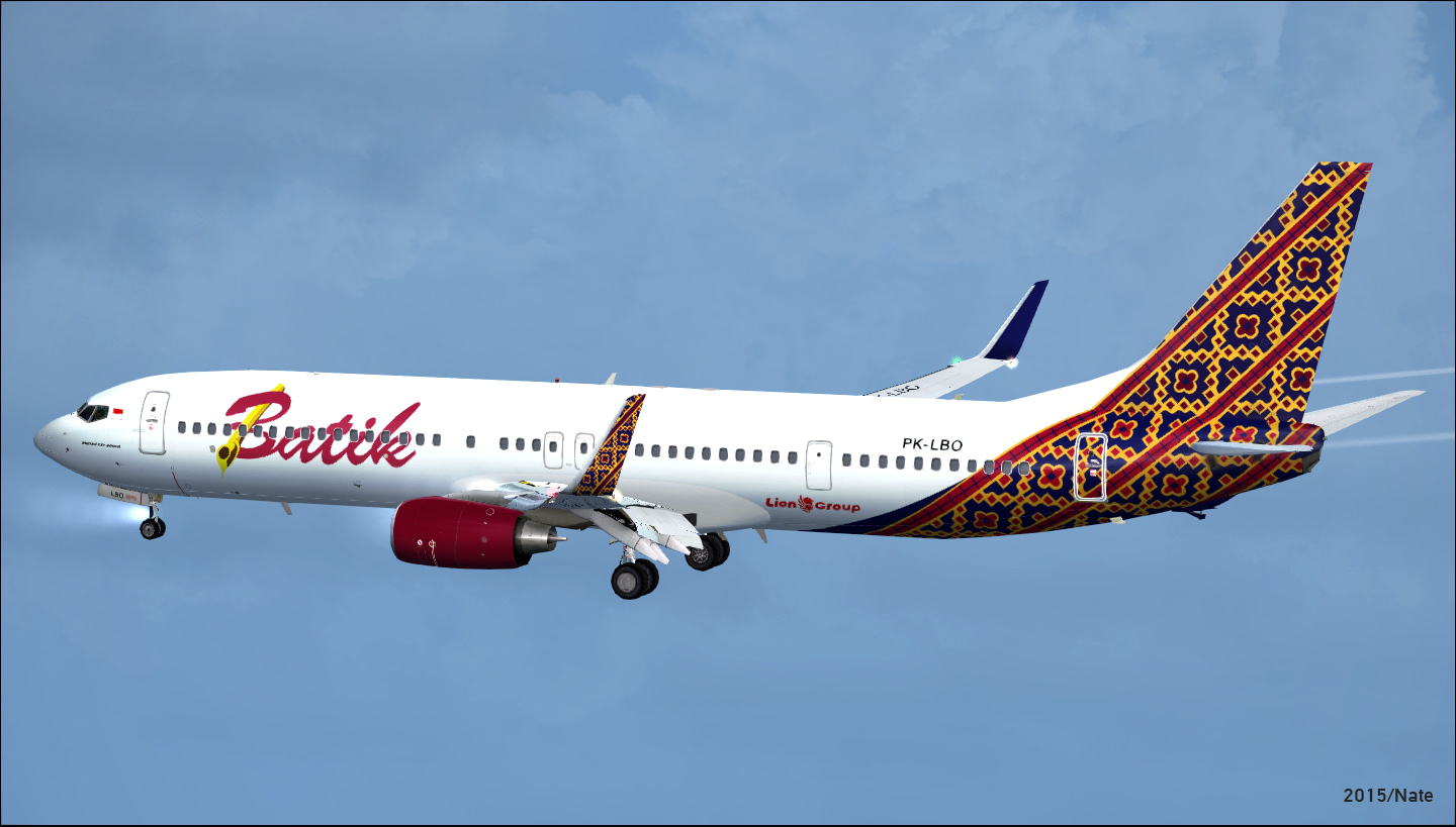 Boeing 737 9GP ER Batik Air Multiple registrations 