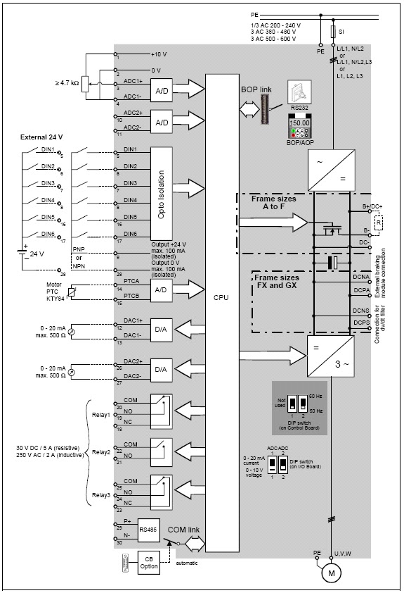 VFD Control Wiring Diagram