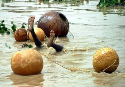 Cara Nangkep Ikan di Afrika yg brutal