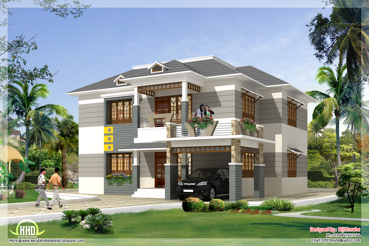 2700 sq feet Kerala  style  home  plan  and elevation