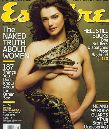 nude covers,nude actress,girls with snake,nude girls with snake