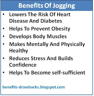 advantages of jogging