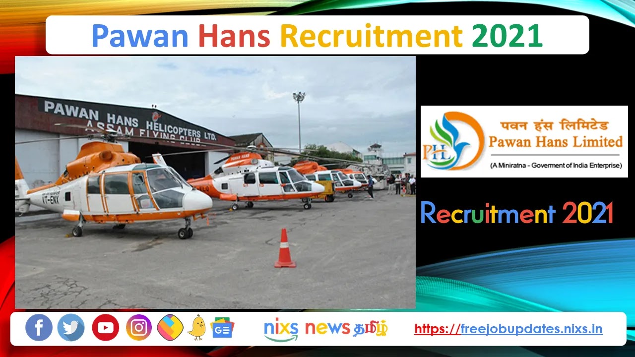 Pawan Hans Recruitment 2021 28 Trainee Technician Posts - Apply Online