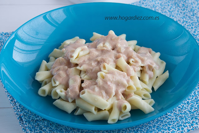 Macarrones con salsa de paté receta para Chef o Matic Pro