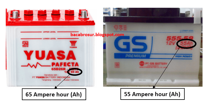 Cara mengetahui ukuran aki  mobil berapa  ampere  OMBRO