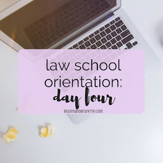 What To Expect At Law School Orientation. prepare for law school orientation. what to wear to law school orientation. what to bring to law school orientation. what to expect at law school orientation. new law students. law school blog. law student blog. law school blogger. law student blogger. | brazenandbrunette.com