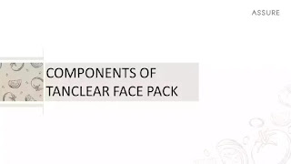 vestige ✔✔Assure Tanclear face pack catalogue
