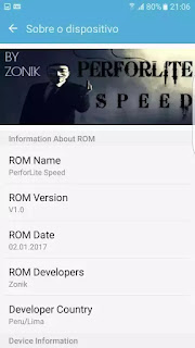 Custom ROM PerforLite Speed For Samsung Galaxy J5