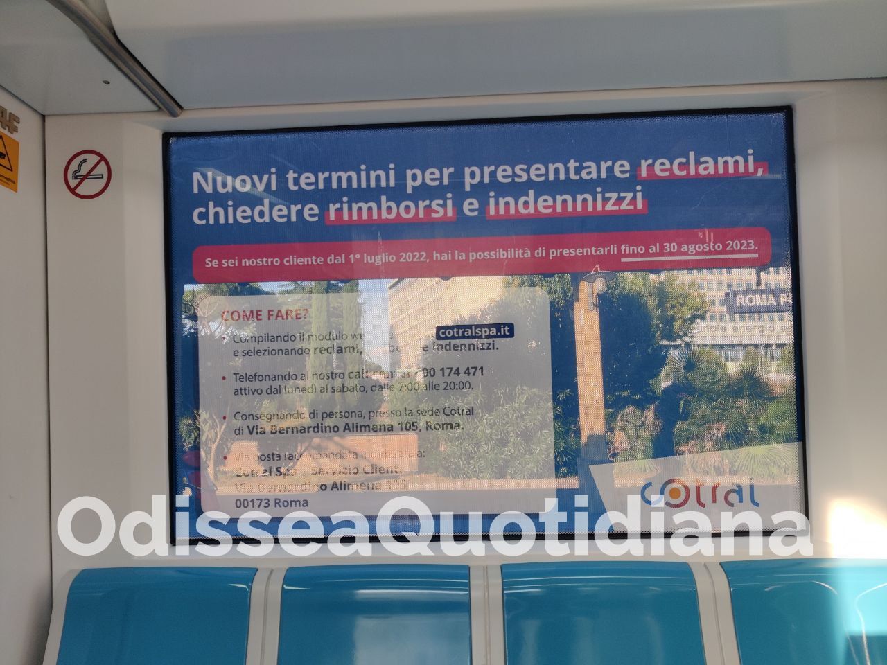 ART: Cotral riapre i termini dei rimborsi per i disservizi ferroviari