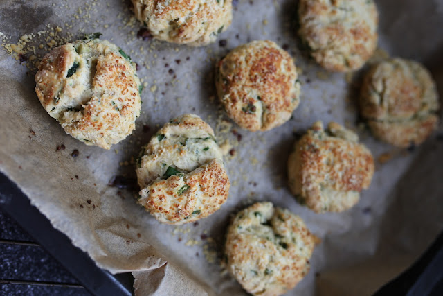 Wild Garlic & Truffle Pesto Scones | Celia's Saucer 