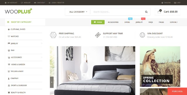 WooPlus - Shopping HTML5 Template