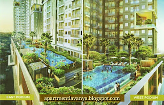 Fasilitas Kolom renang Lavanya Garden Residences Apartment Cinere