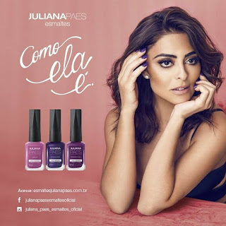 Lançamentos coleção de esmaltes da Juliana Paes