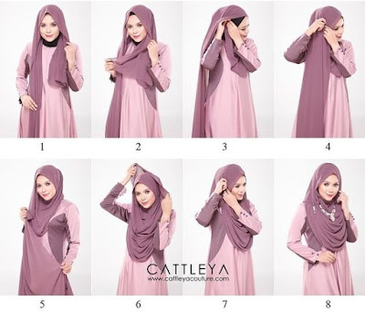 Tutorial Hijab Modern