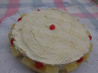 Tarta de piña. Patedeloca.com