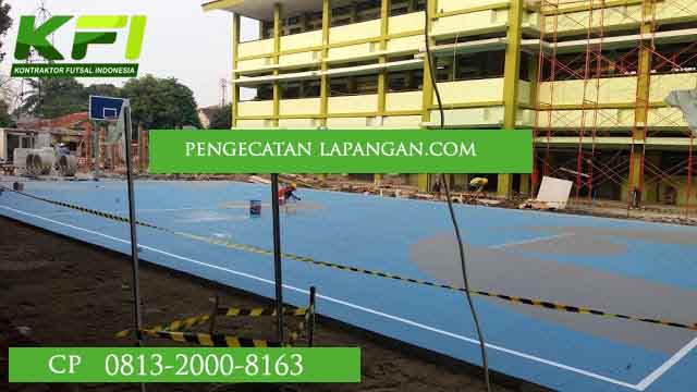 Pengecatan Lapangan Basket