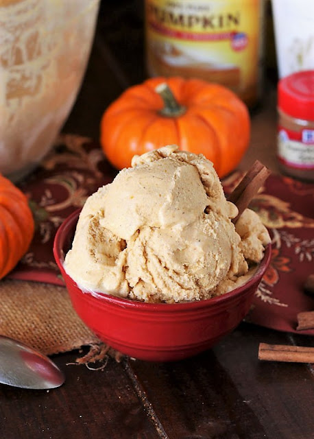 Bowl of Easy Pumpkin Ice Cream Image