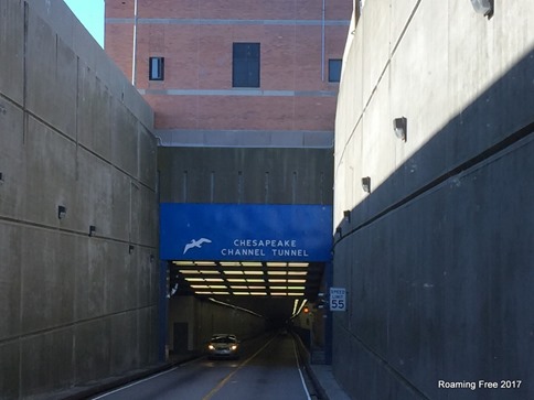 Entering the first tunnel section -- narrow!