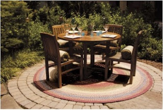 outdoor Polypropylene braided rug