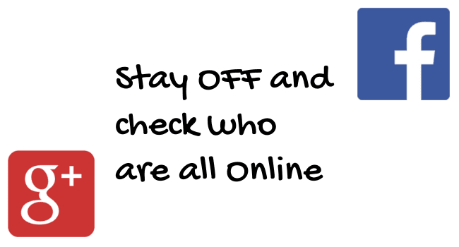 stay offline and check who are all online