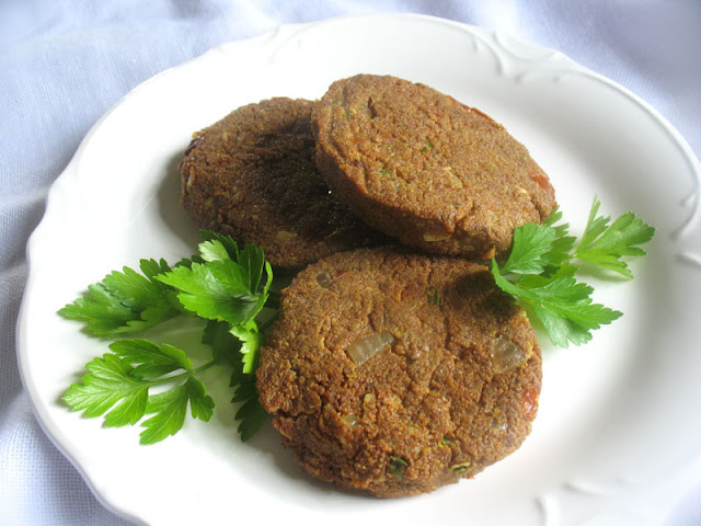 spiced teff patties