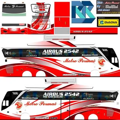 Livery Bussid Nakula SHD Metro Permai Yudea