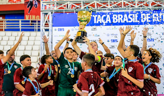 Fluminense Bicampeão da Taça Brasil Sub-13 Masculina de Futsal 2024