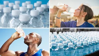 Why should you avoid drinking water from a plastic bottle, especially in the summer?