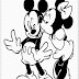 Mickey and Minnie Mouse In Love Coloring Pages