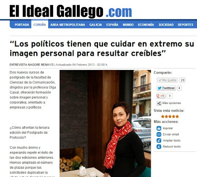 Olga Casal, consultora y docente de Protocolo y Comunicación