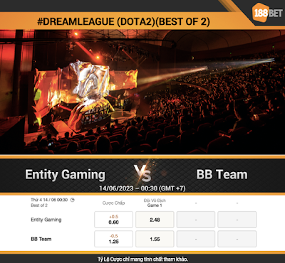 NHẬN ĐỊNH ESPORTS DREAMLEAGUE 20 (DOTA2)(BEST OF 2) Entity Gaming vs BB Team