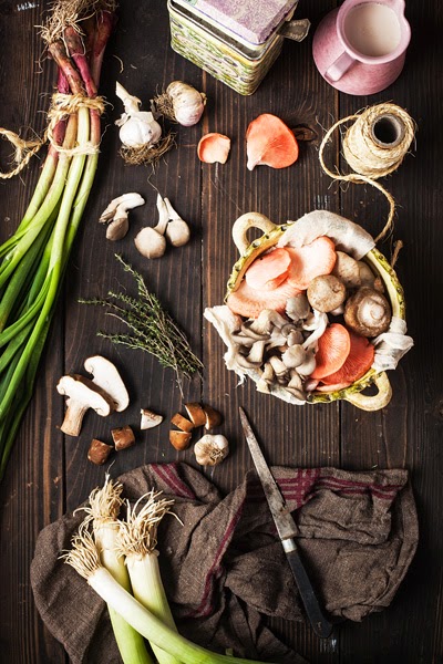 Mushroom Tart Ingredients