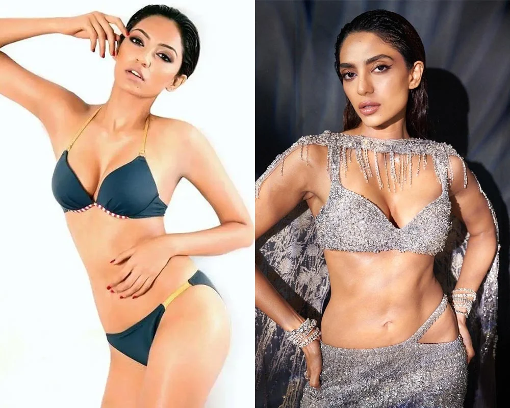 sobhita dhulipala then vs now actress transformation bikini