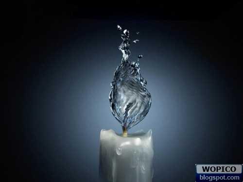 Water Candle Light