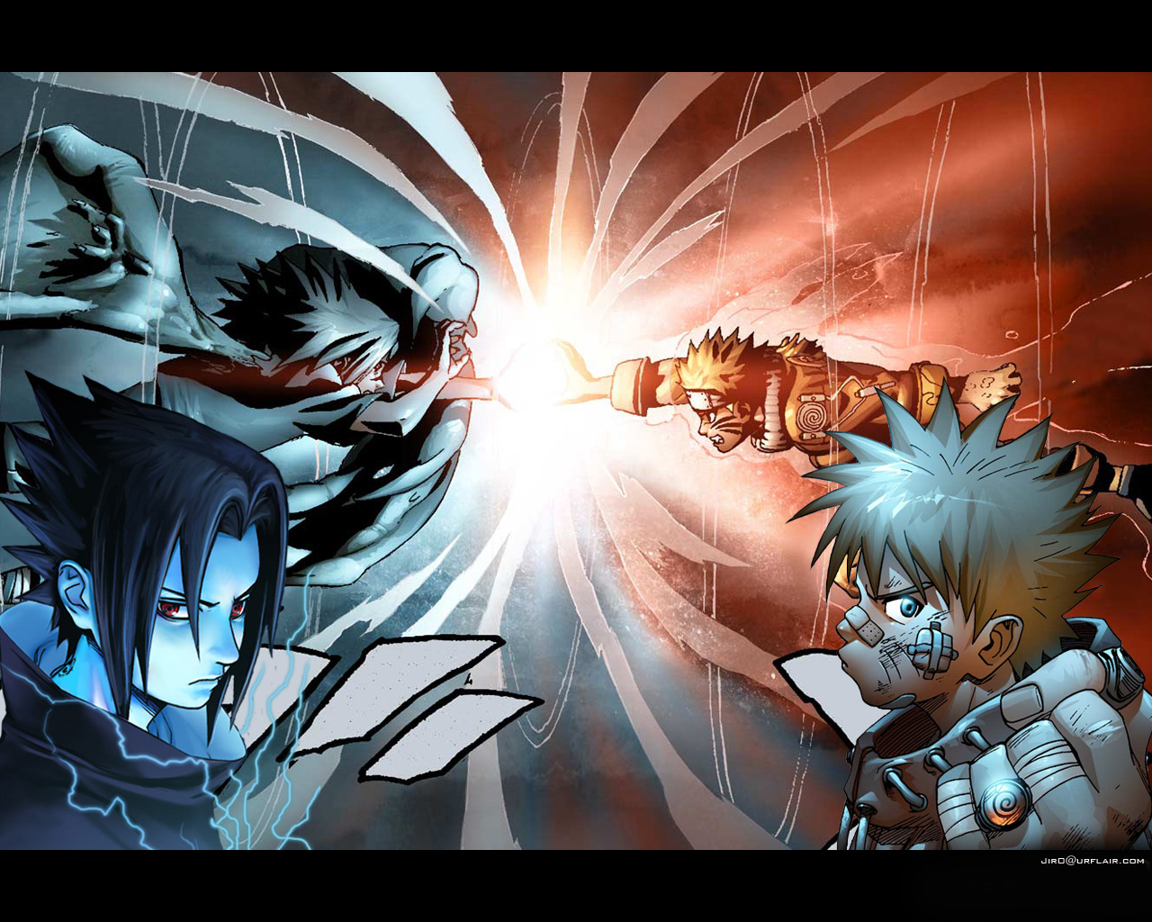 Gambar Foto Naruto Vs Sasuke Berubah Keren Gambar Kata Kata