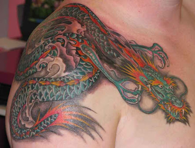 Japanese Dragon Tattoo Back. japanese dragon tattoo sleeve