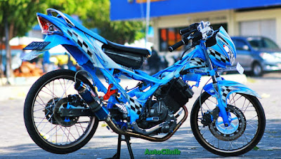  Modikasi Satria Fu 150 Racing Look AirBrush