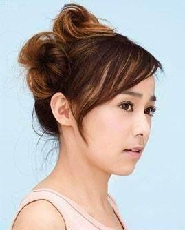 Layered Asian hairstyle