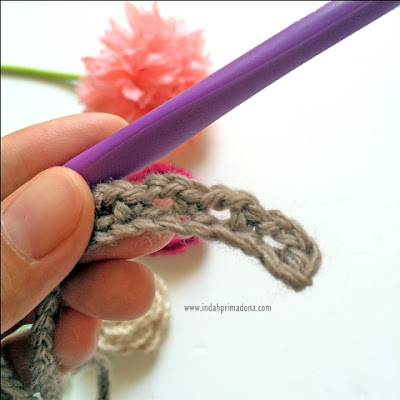 crochet flower tutorial, cara membuat bunga rajut mudah, tutorial bunga rajut