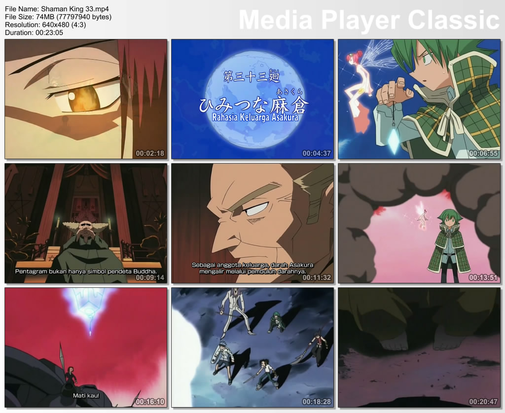 Download Film Shaman King Episode 33 (Rahasia Keluarga 