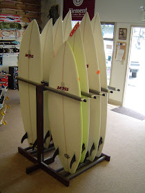 free-standing surfboard racks
