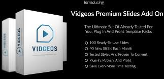 Vidgeos Premium Slides Add On - VIDGEOS OTO1 