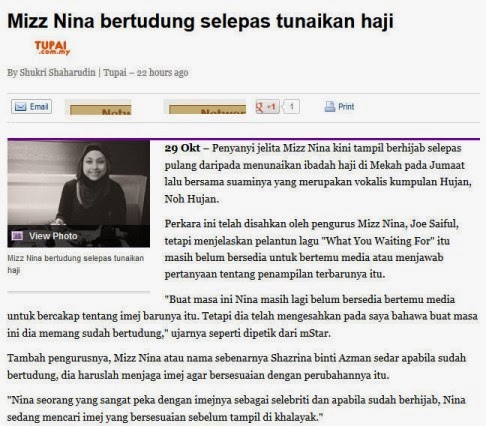 Article Mizz Nina Berhijab