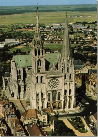 Catedral  de Chartres, França, estilo gótico, século XII