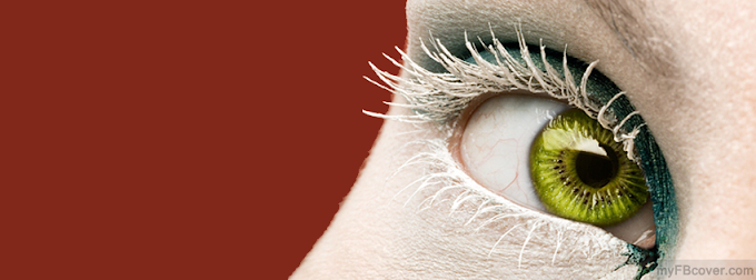 Beautiful eye facebook cover