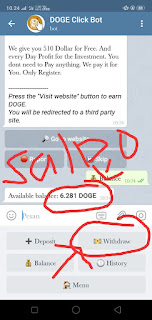 Cara Withdraw Doge Click Bot Telegram ke Akun Indodax