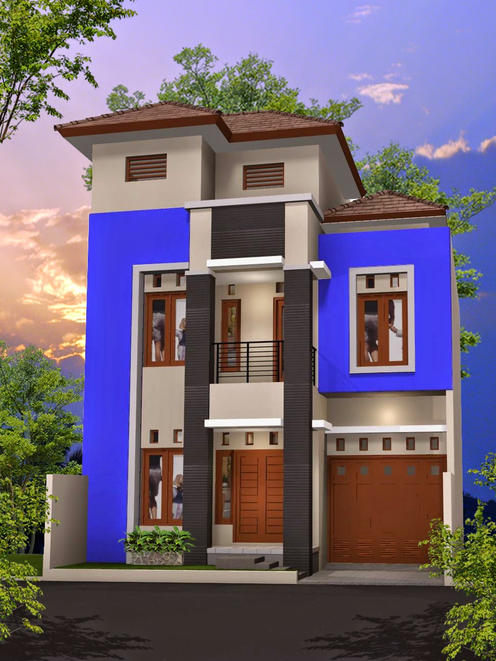 10 Desain Rumah 3 Lantai Mewah Modern Griya Inspiratif