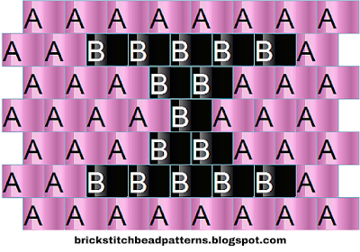 Printable Pony Bead Alphabet 1 Labeled Letter I