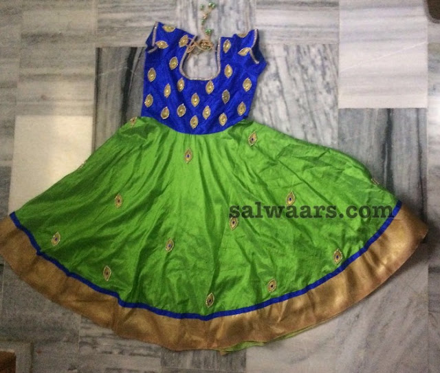 Mom and Daughter Lehenga Long Frcok