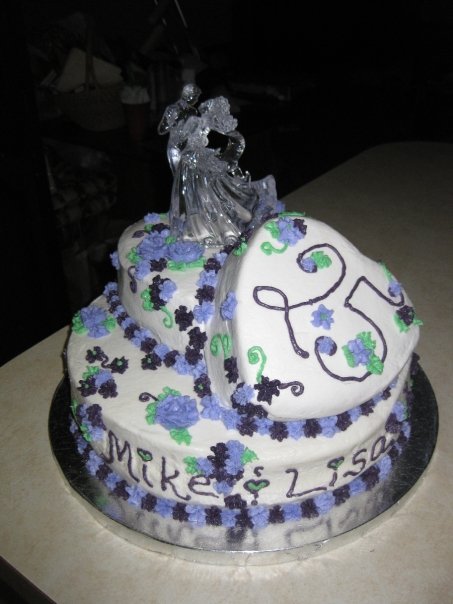 My Uncle Mike Aunt Lisa 39s 25th Wedding Anniversary Cake
